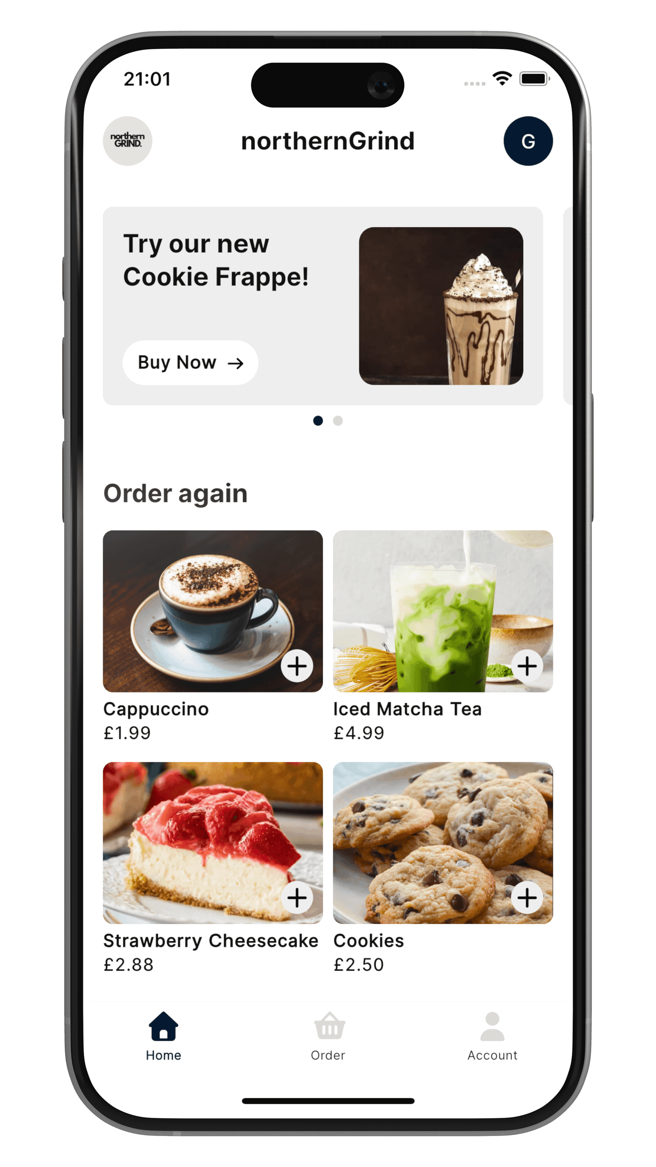 The Sizzle customer app